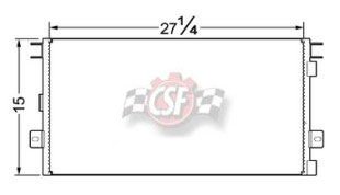 Dodge Caravan A/C Condenser CSF