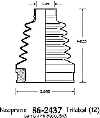 Buick CV Boot EMPI