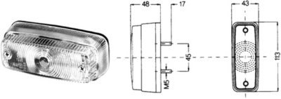 Toyota Corolla Turn Signal Light Hella