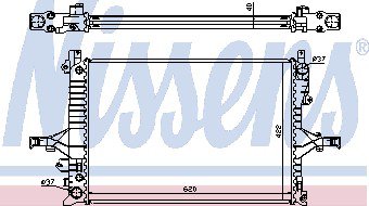 Volvo S80 Radiator Nissens