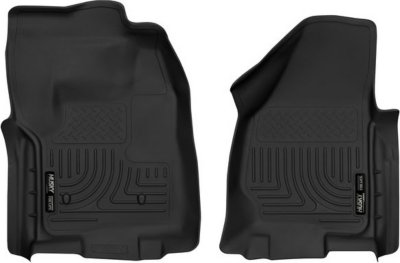 Husky Liners Floor Mats Made Of Rubberizedthermoplastic Black